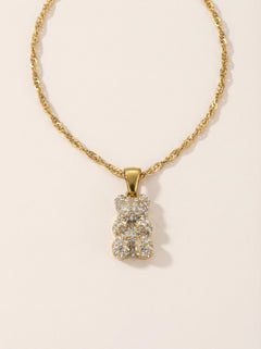 Shining Bear Edelstahl Kette