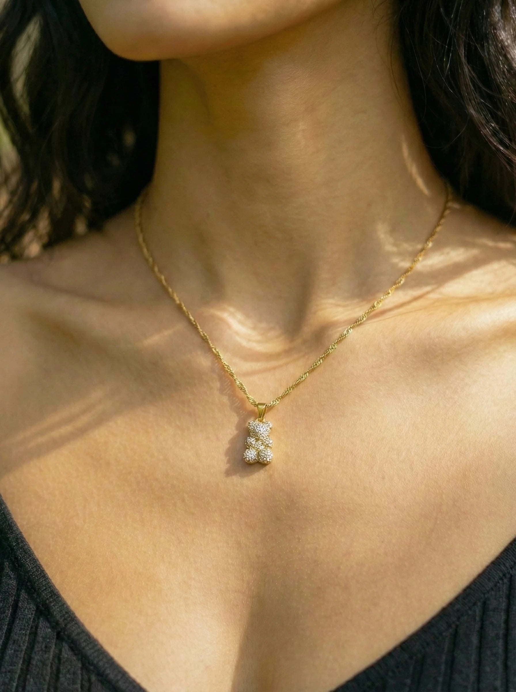 Shining Bear Edelstahl Kette - Produktbild 4