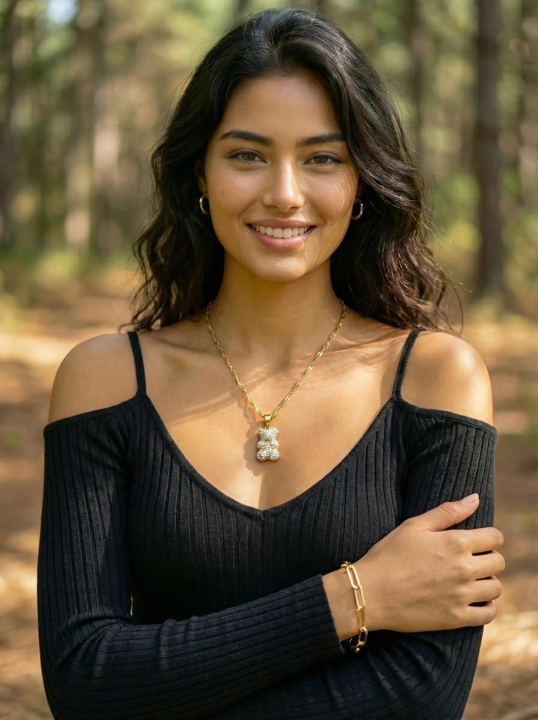 Shining Bear Edelstahl Kette - Produktbild 7