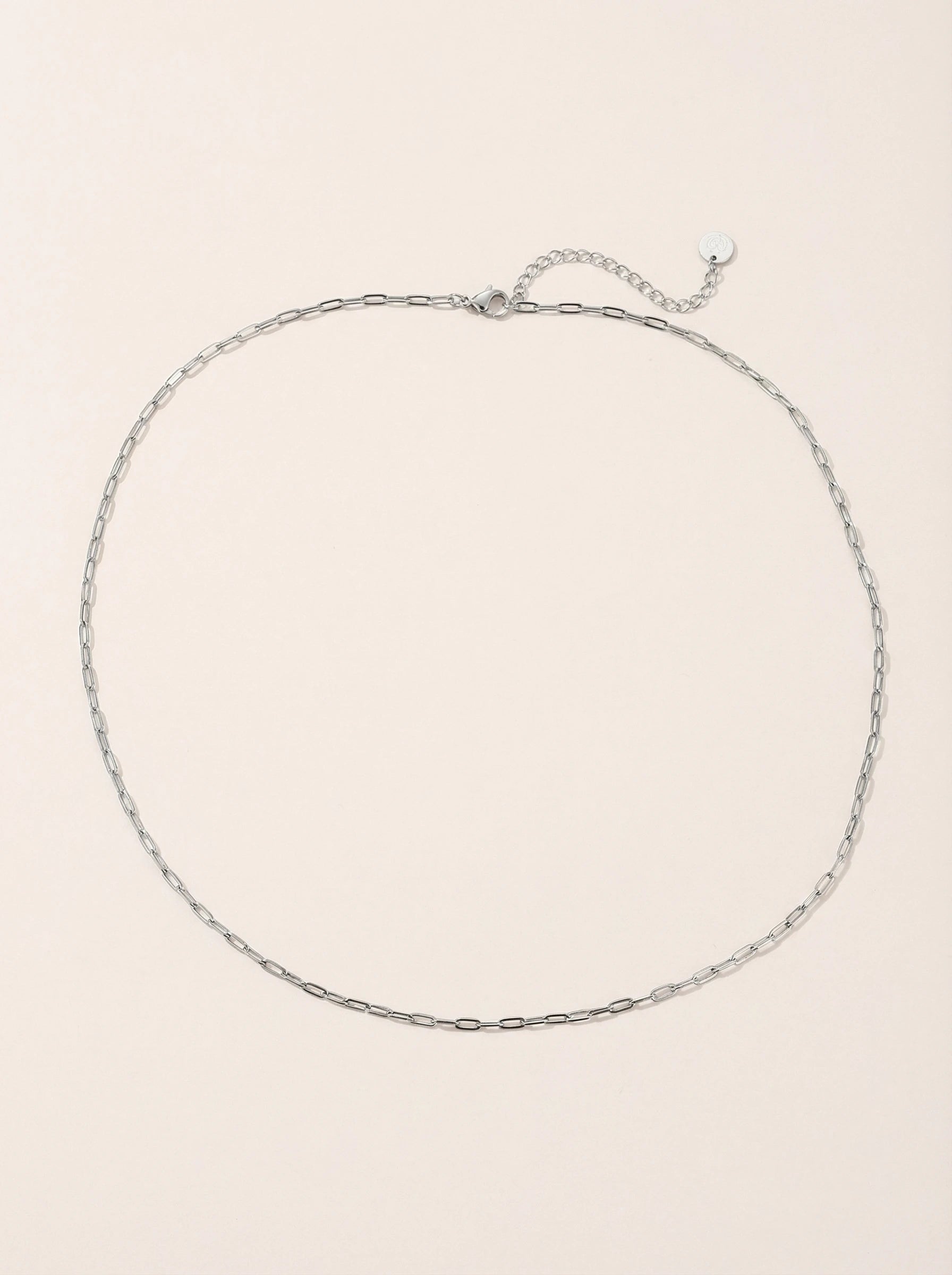 Elongated Link Edelstahl Halskette - Produktbild 8