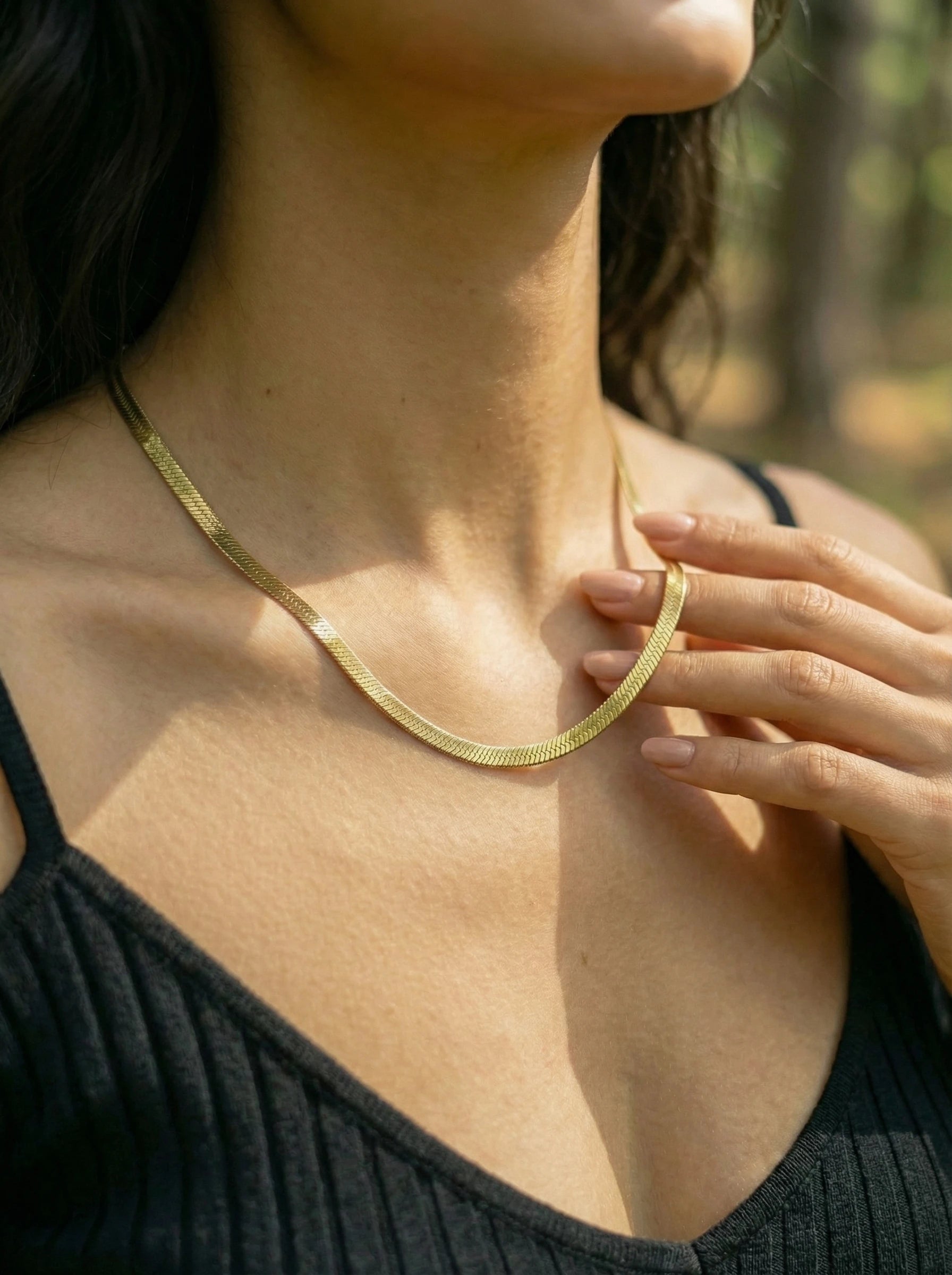 Silky Band Edelstahl Halskette - Produktbild 5