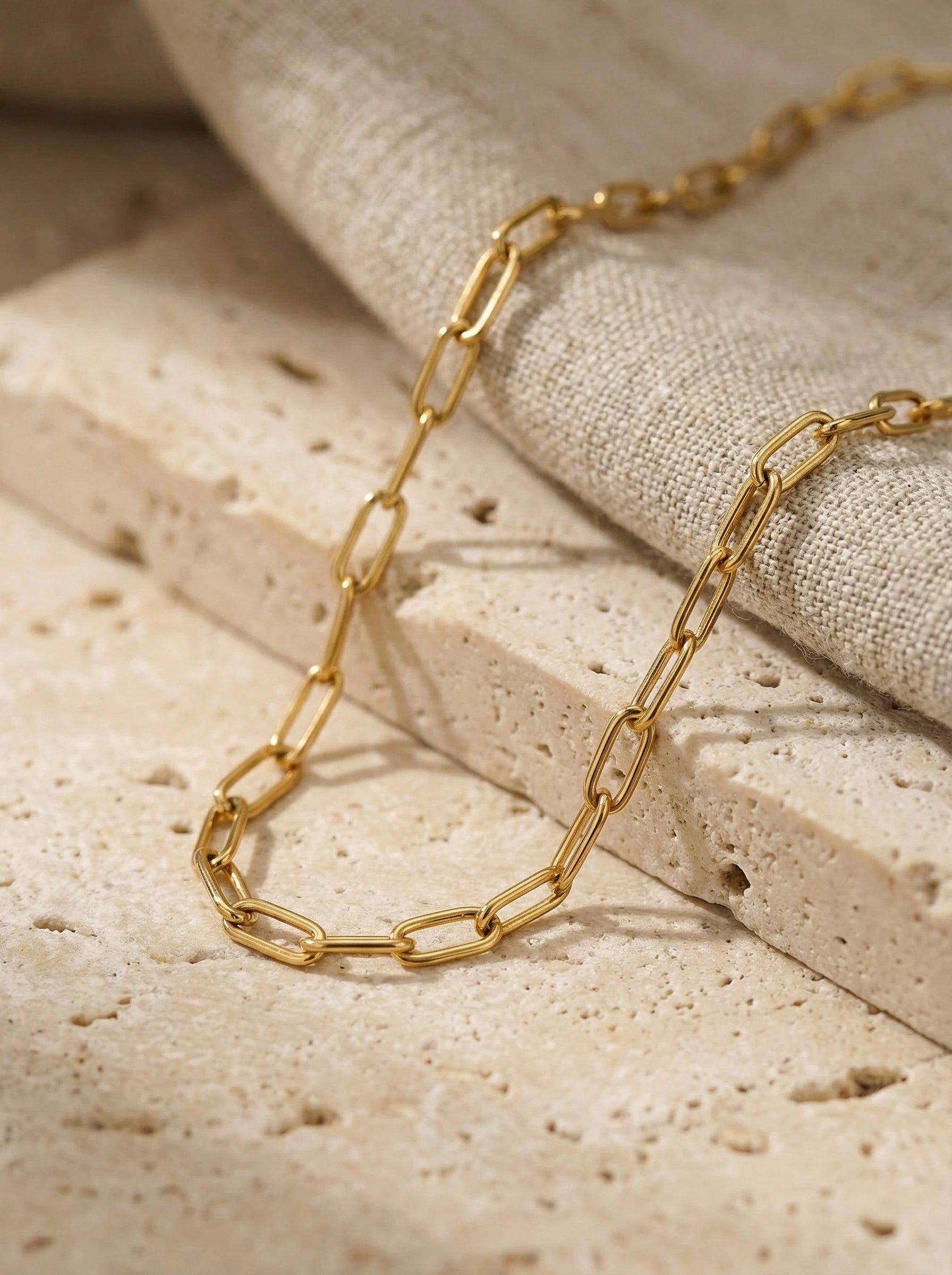 Thin Round Teresa Edelstahl Kette - Produktbild 2