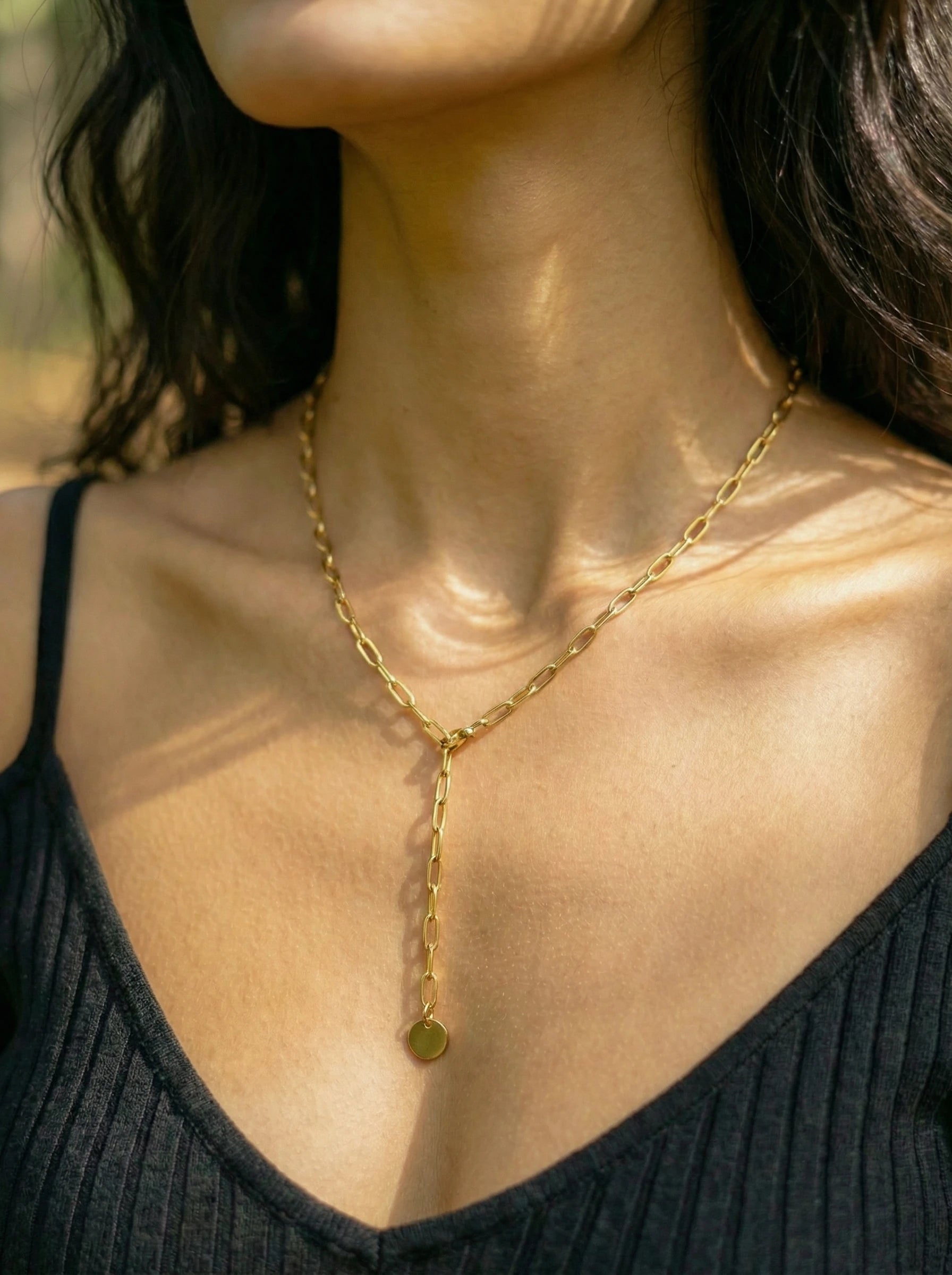 Thin Round Teresa Edelstahl Kette - Produktbild 3