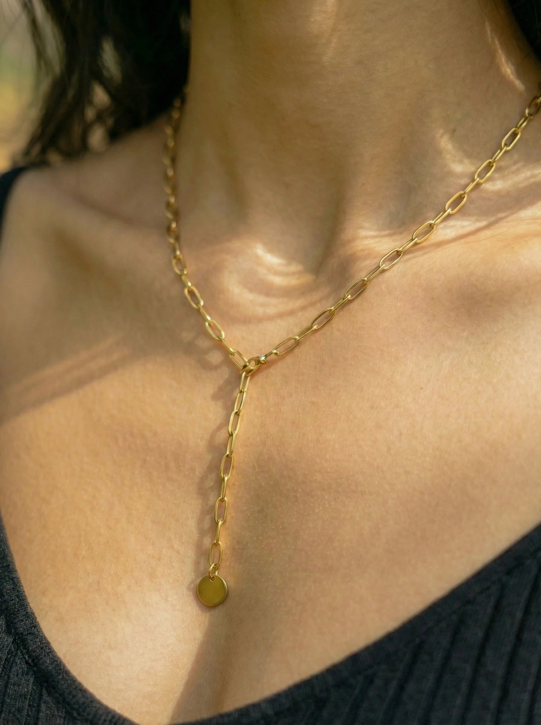 Thin Round Teresa Edelstahl Kette - Produktbild 4