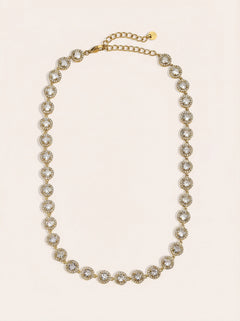 Perfect Diamond Dots Chain Edelstahl Halskette