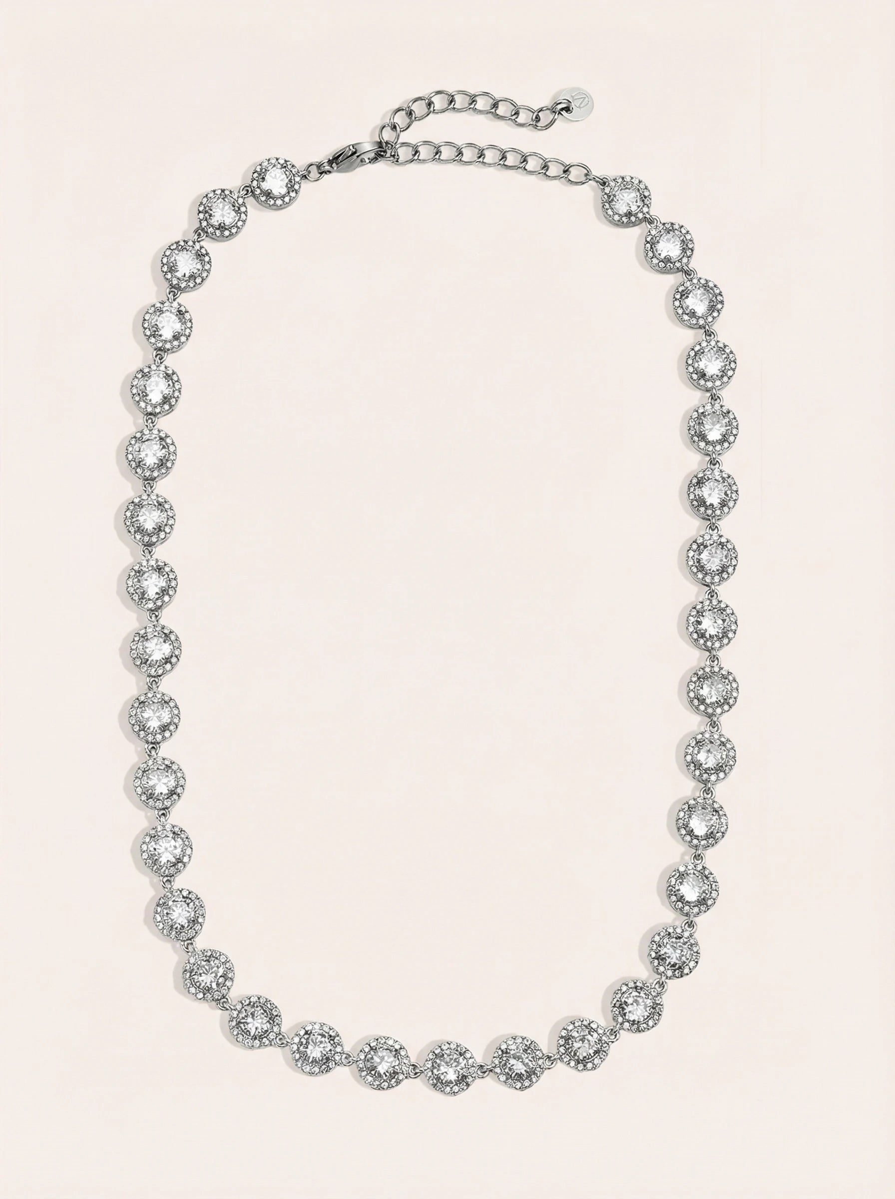Perfect Diamond Dots Chain Edelstahl Halskette - Produktbild 9