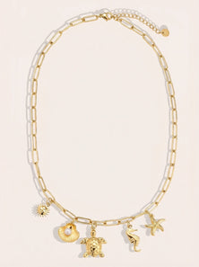 Ocean Love Pearl Edelstahl Halskette