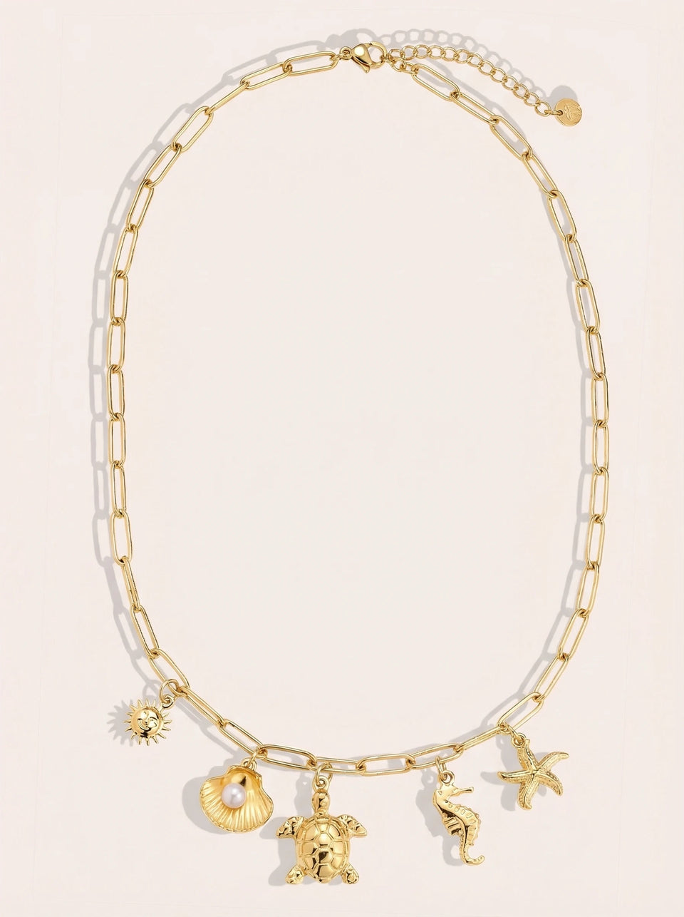 Ocean Love Pearl Edelstahl Halskette