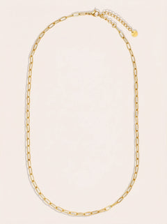 Fine Round Chain Edelstahl Halskette