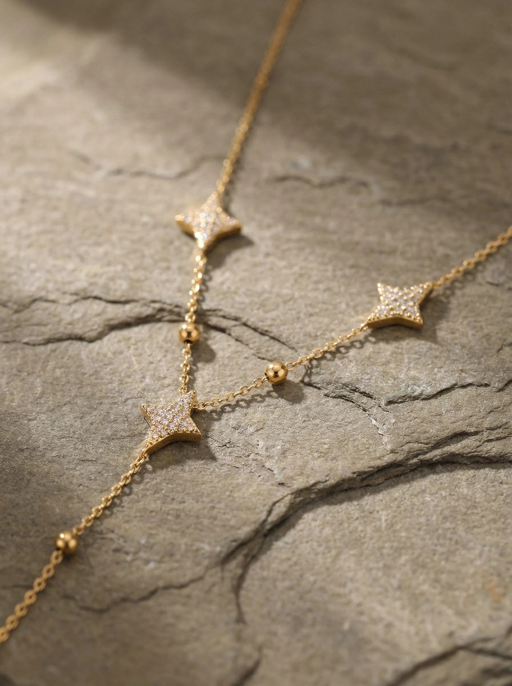 Nice Diamond Shape Edelstahl Halskette - Produktbild 2