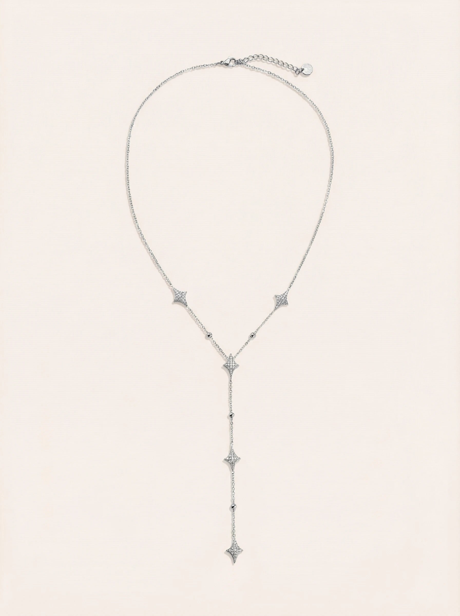 Nice Diamond Shape Edelstahl Halskette - Produktbild 9