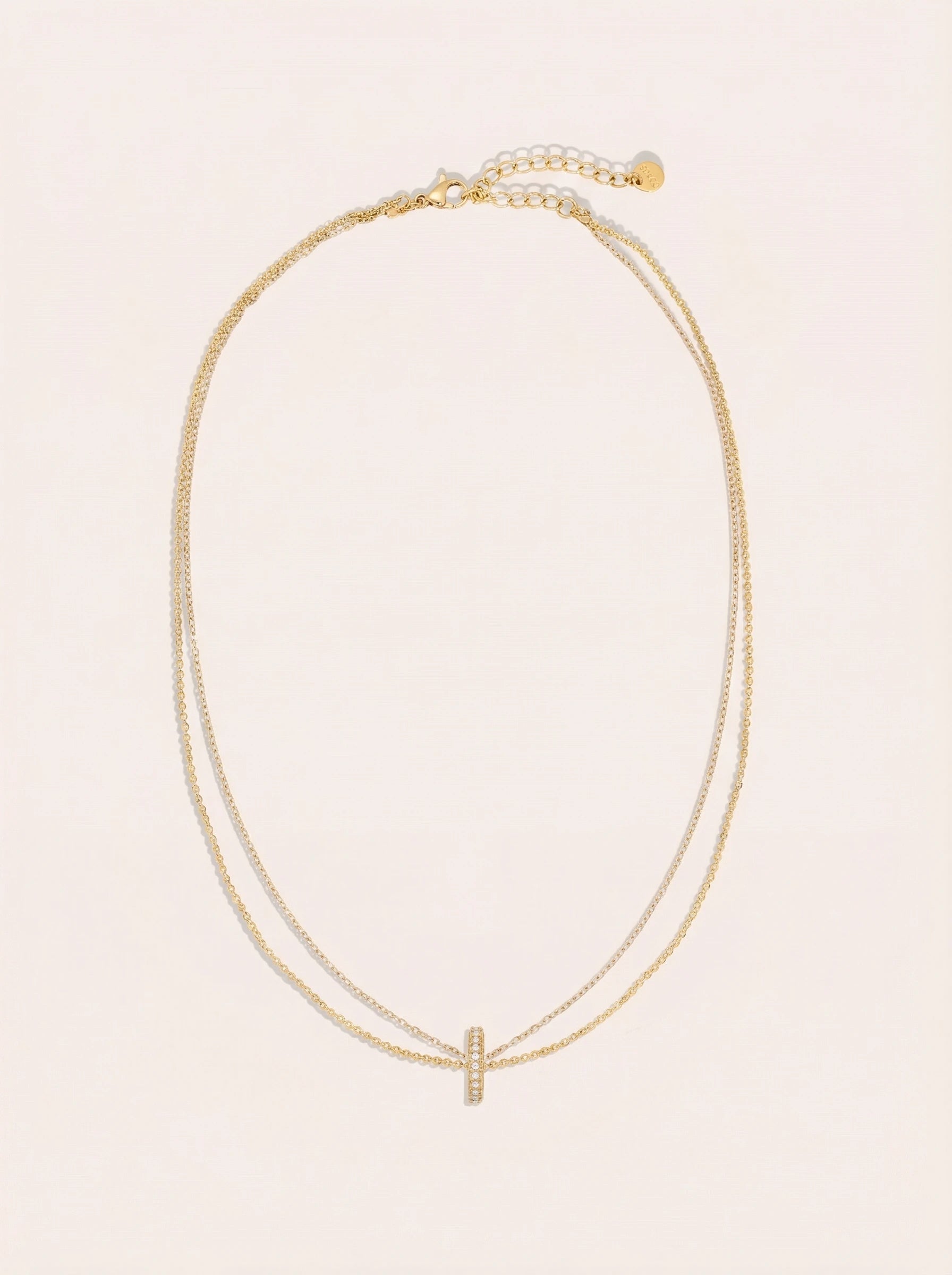 Mini Diamond Ring Edelstahl Halskette