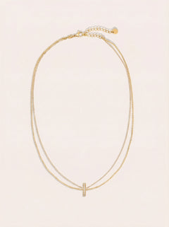 Mini Diamond Ring Edelstahl Halskette
