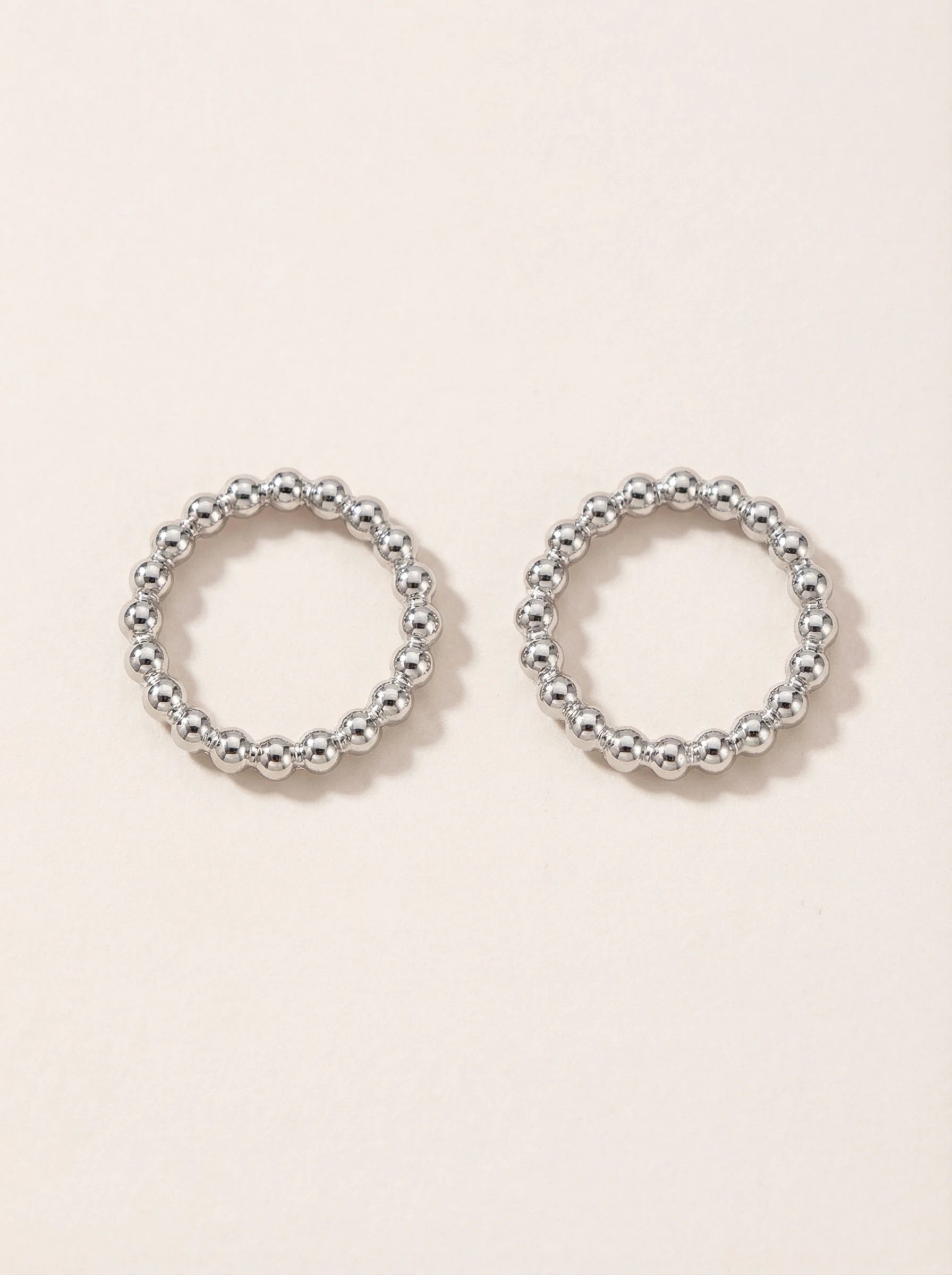 Circle Edelstahl Ohrringe - Produktbild 7