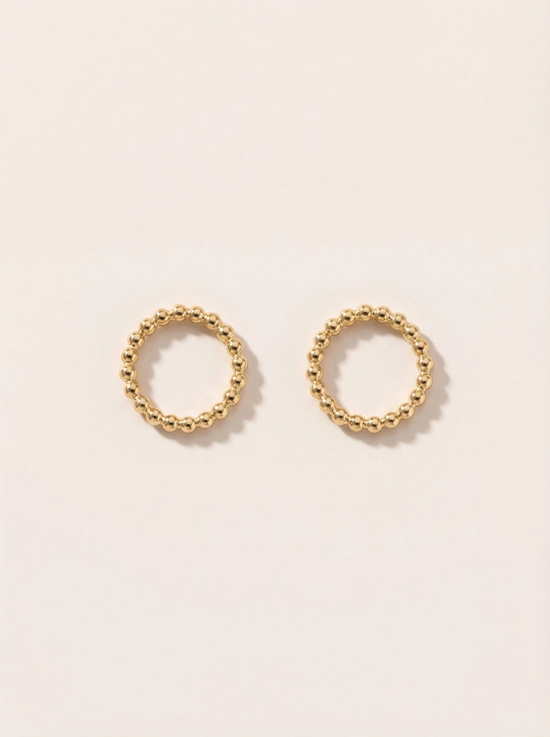 Circle Edelstahl Ohrstecker