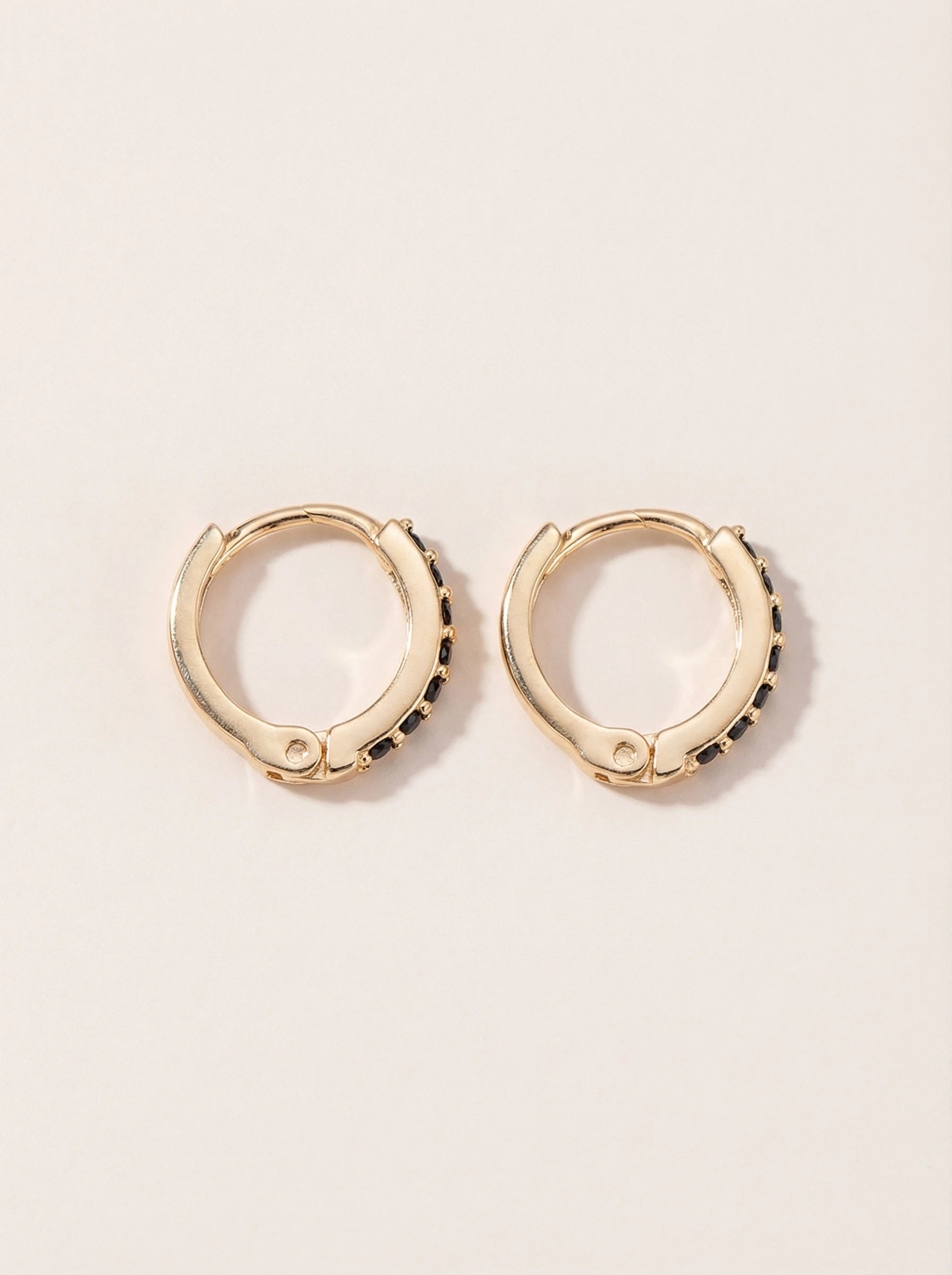 Elastic Shining Hoop Vergoldet Ohrring