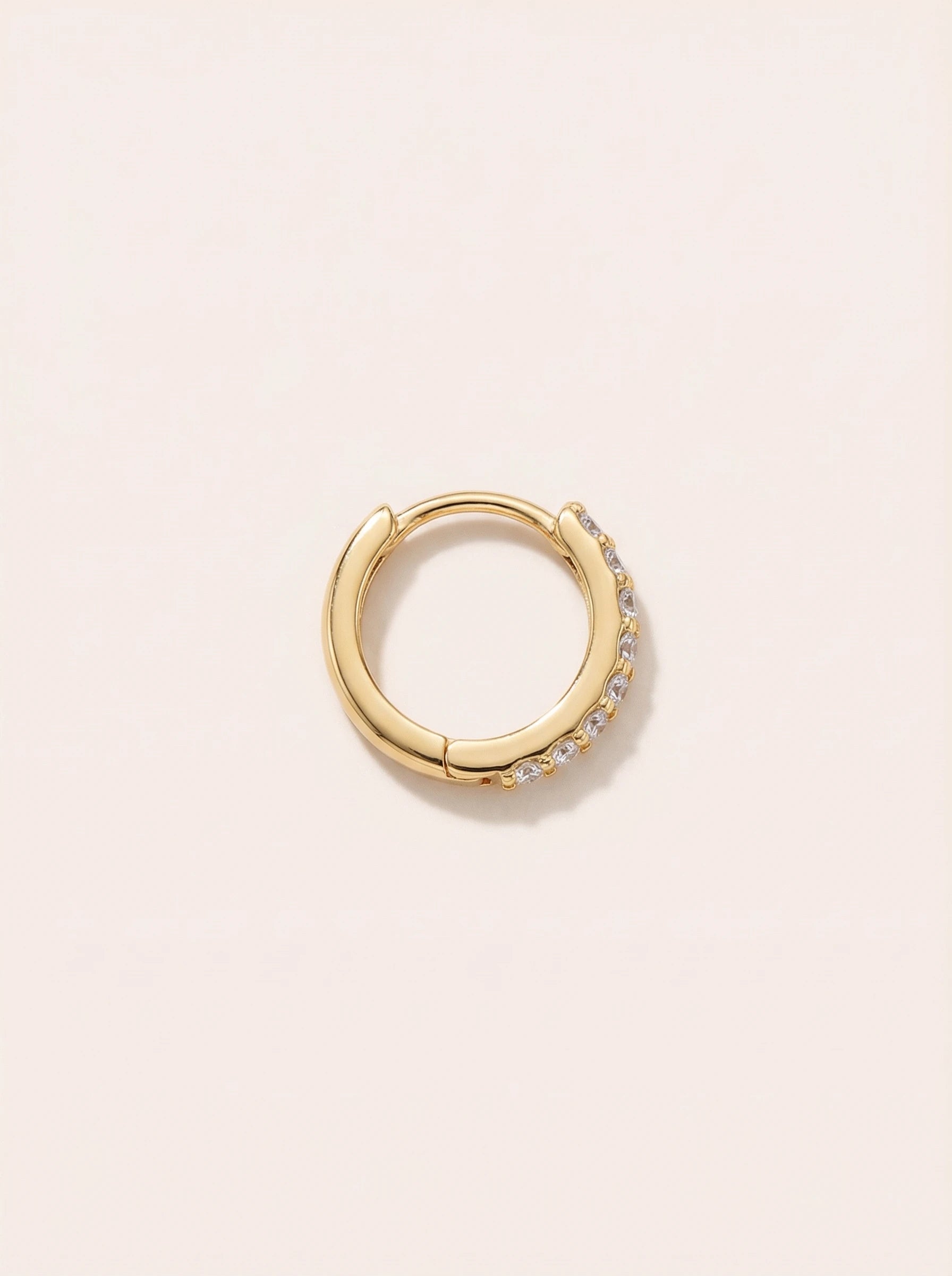 Elastic Shining Hoop Vergoldet Ohrring - Produktbild 9