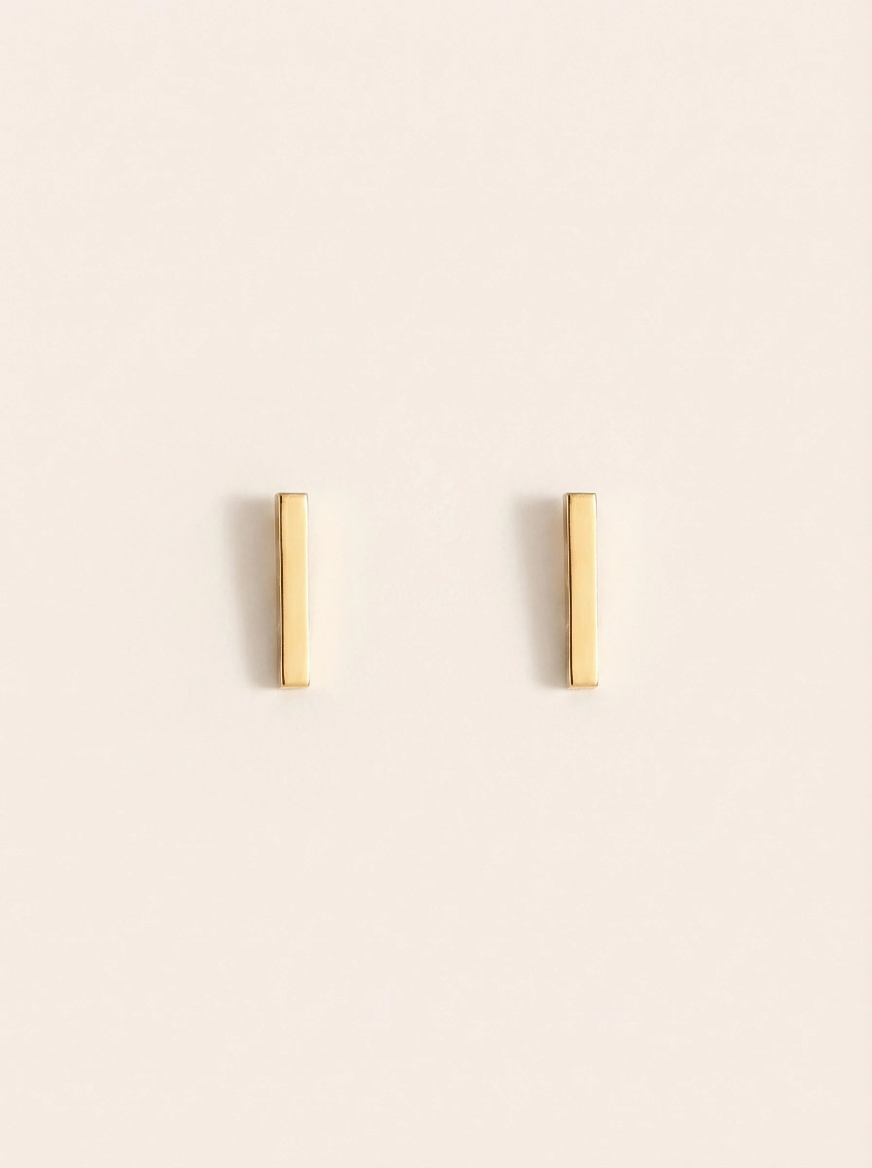 Simple Rod Edelstahl Ohrringe