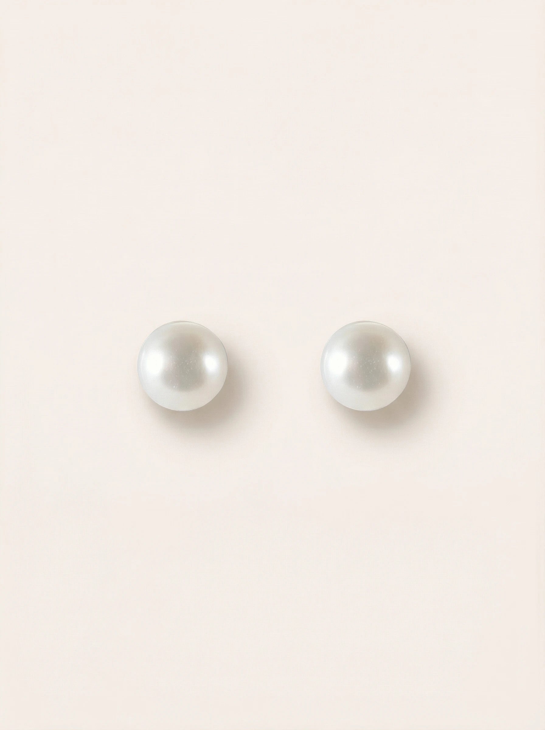 Simple Fresh Water Pearl Edelstahl Ohrringe - Produktbild 9