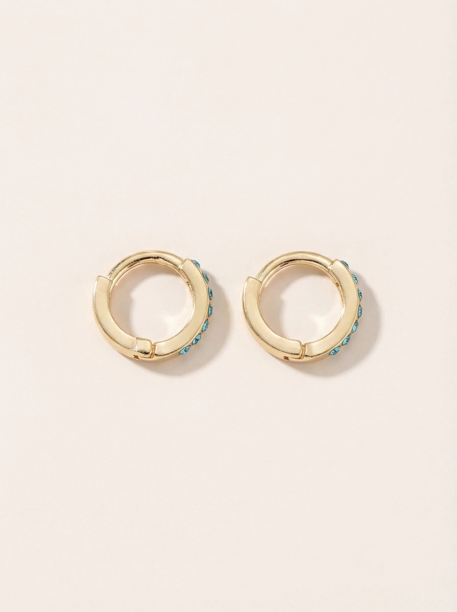 Small Color Hoop Vergoldete Ohrringe - Produktbild 10