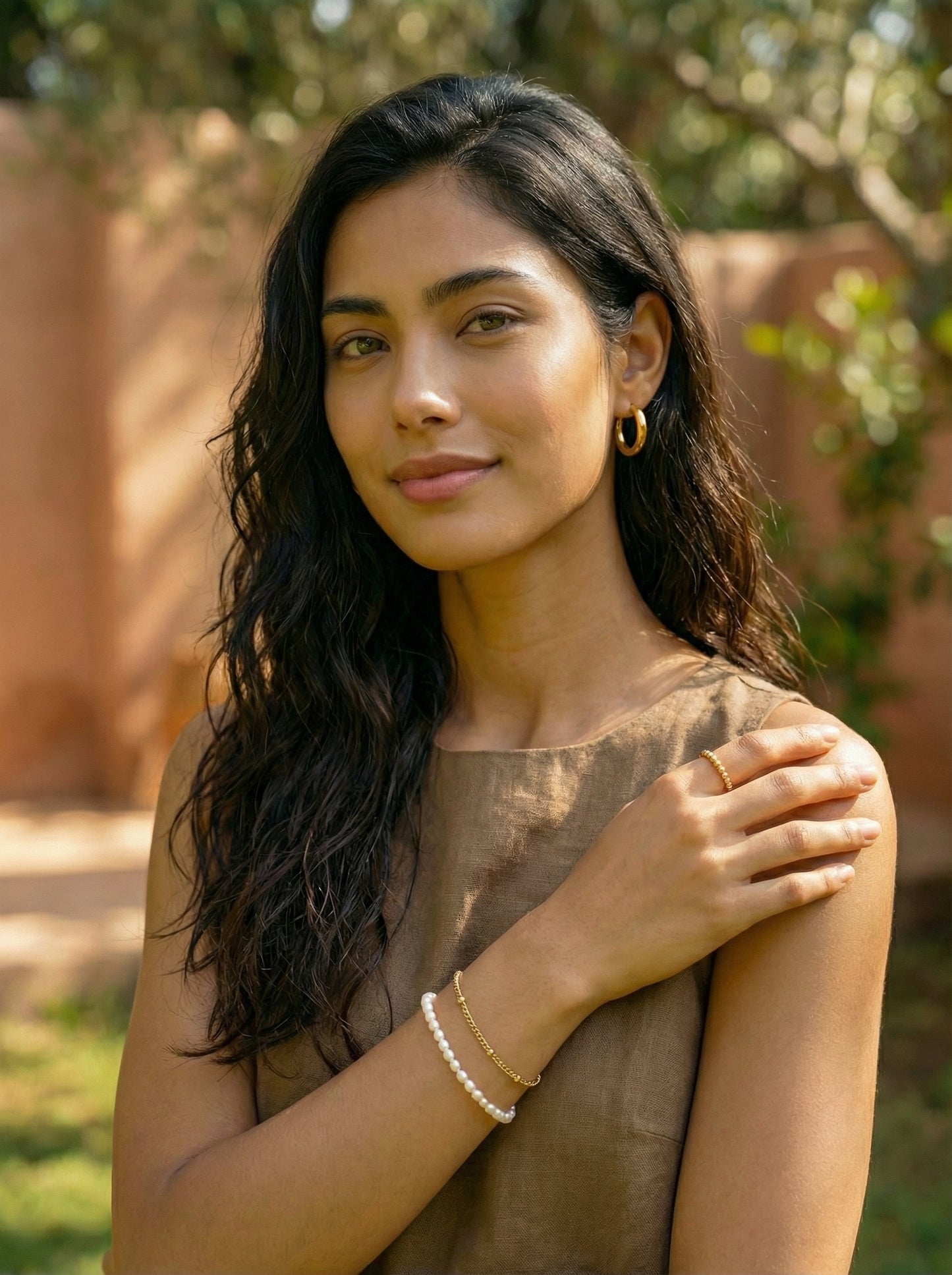 Simple Hoop Edelstahl Ohrringe