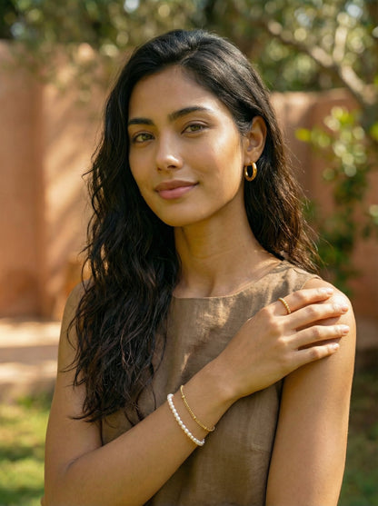 Simple Hoop Edelstahl Ohrringe