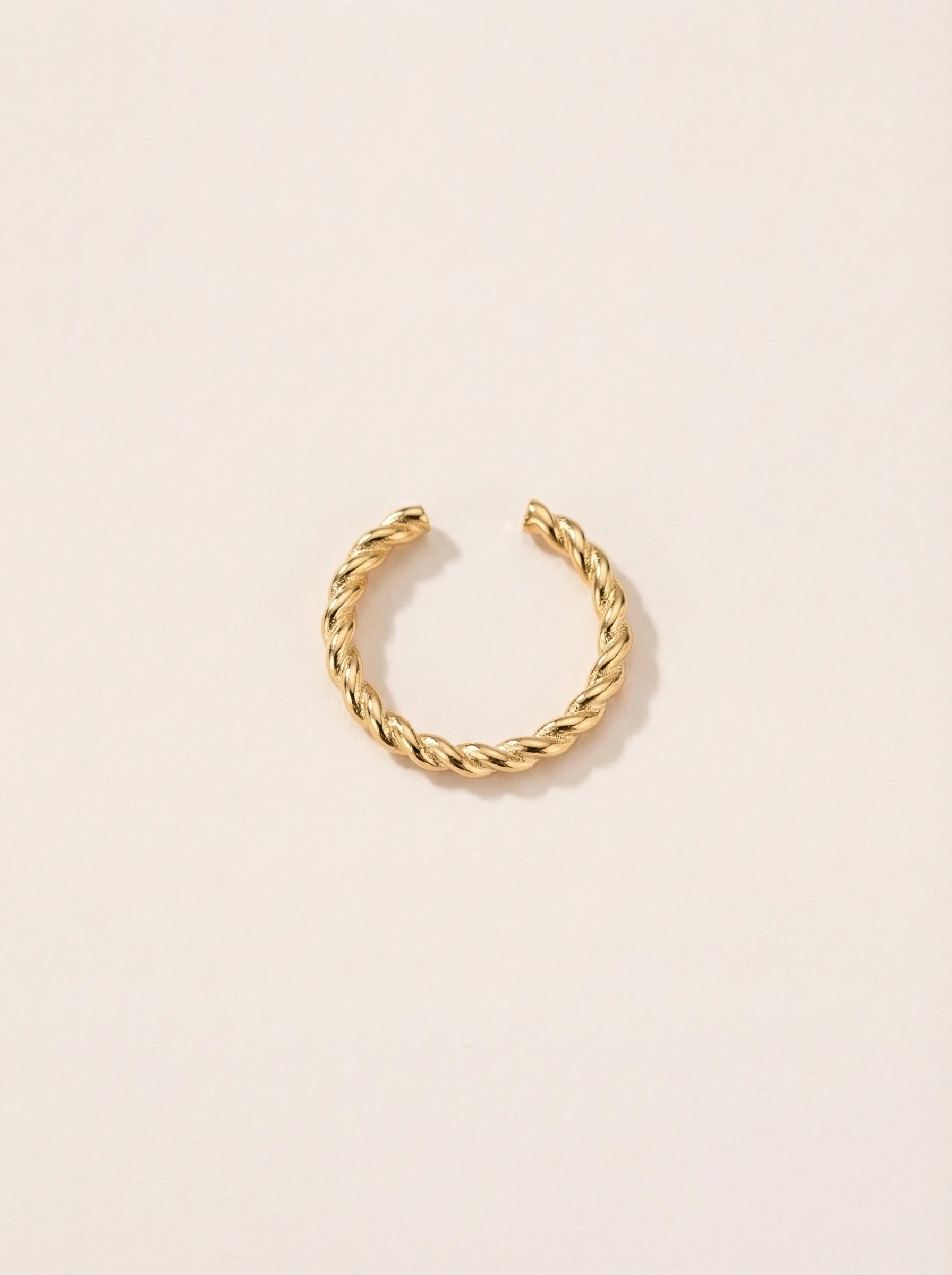 Classic Fine Twist Edelstahl Earcuff