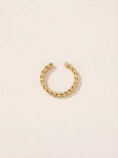 Classic Fine Twist Edelstahl Earcuff