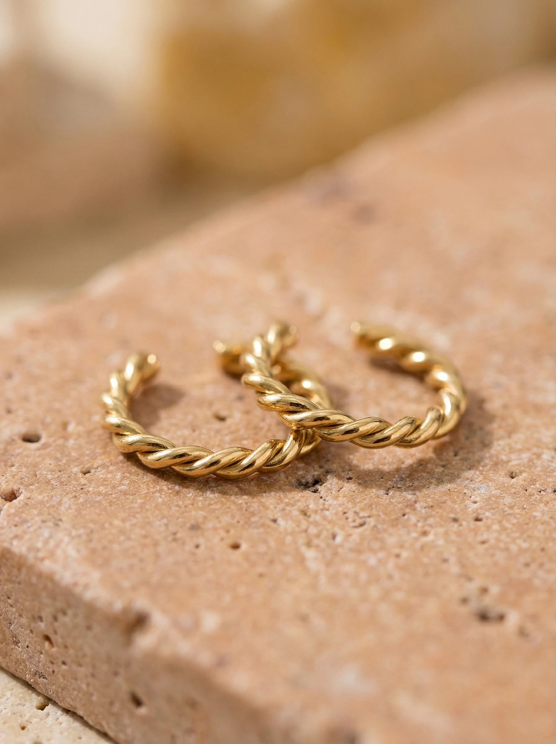 Classic Fine Twist Edelstahl Earcuff - Produktbild 2