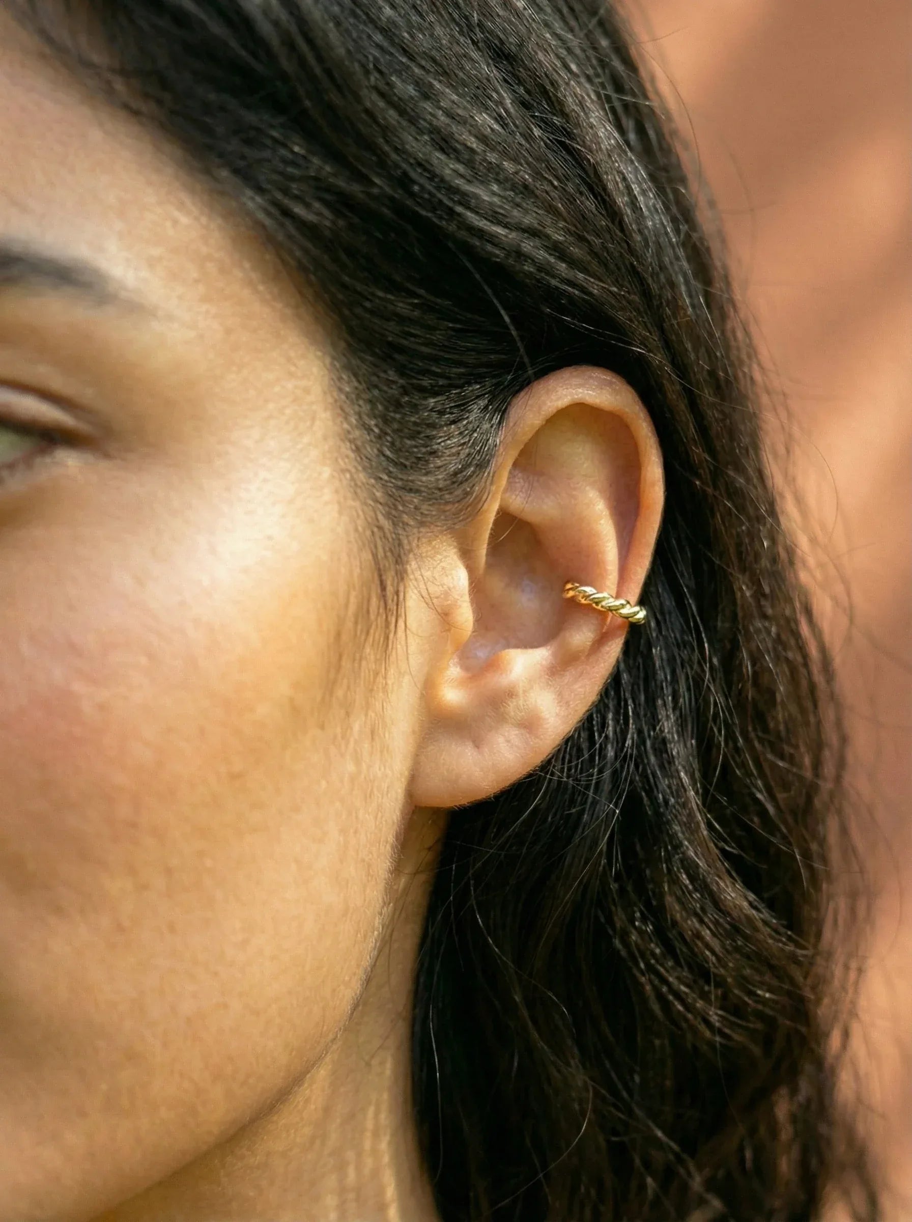 Classic Fine Twist Edelstahl Earcuff - Produktbild 3