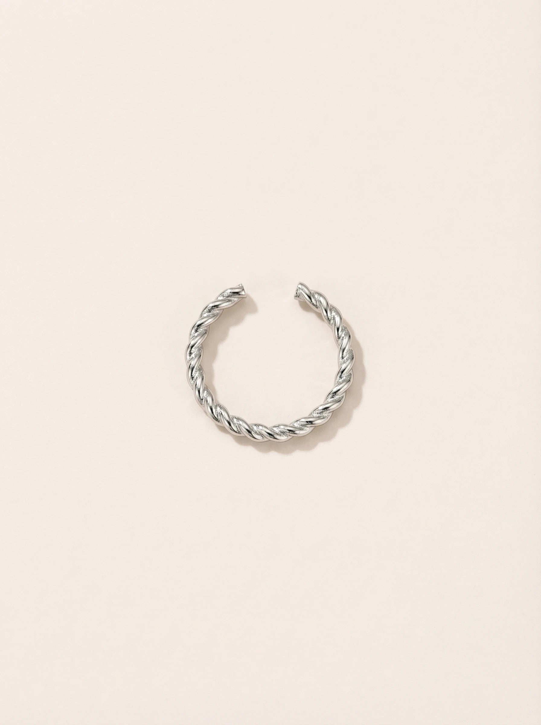 Classic Fine Twist Edelstahl Earcuff - Produktbild 9