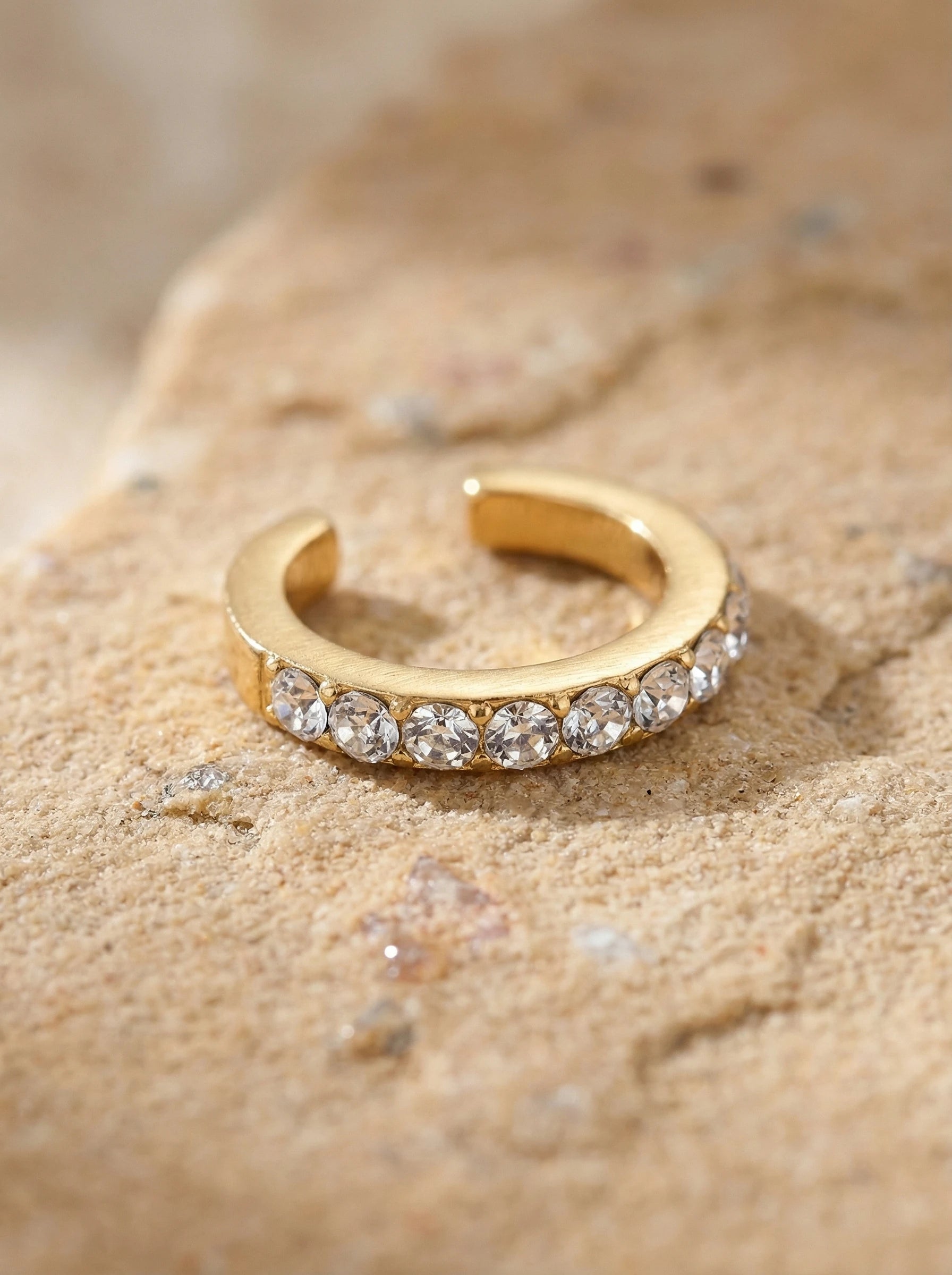 Classic Shining Edelstahl Earcuff - Produktbild 2