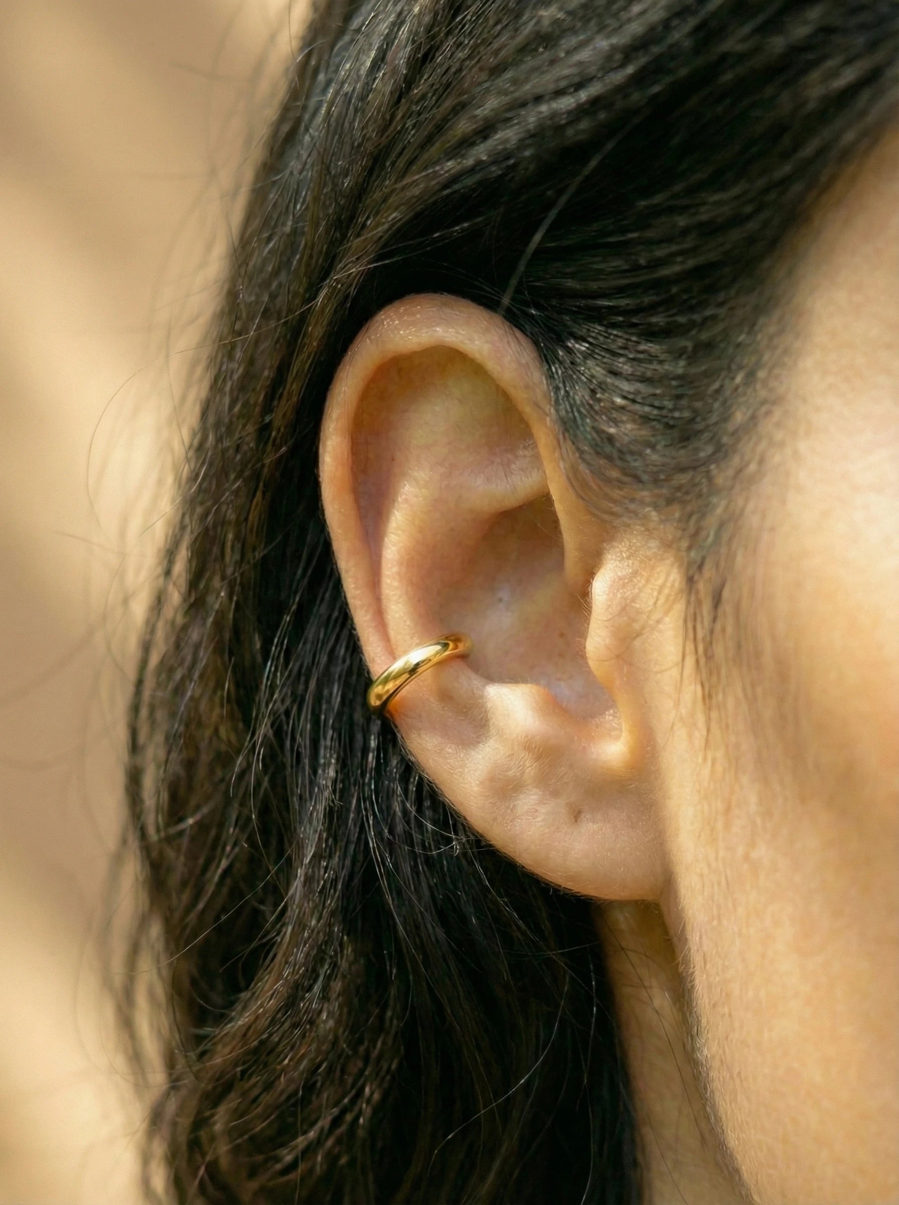 Simple Thin Loop Edelstahl Earcuff - Produktbild 4