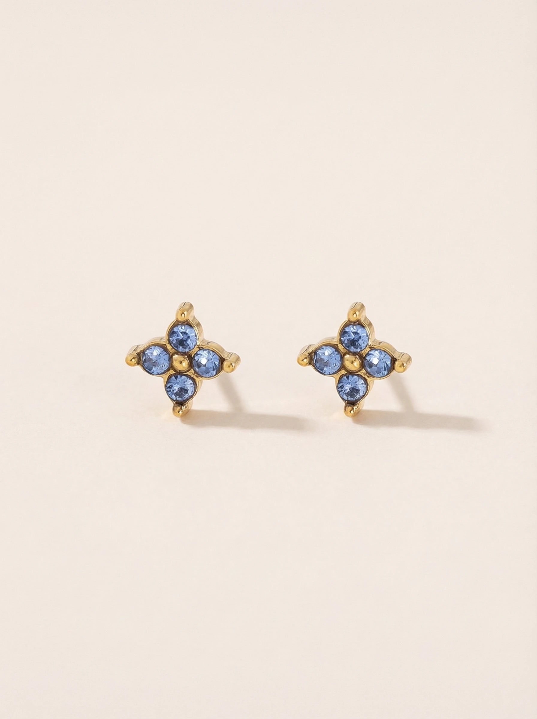 Flower Caltrop Diamond Edelstahl Ohrstecker - Produktbild 10