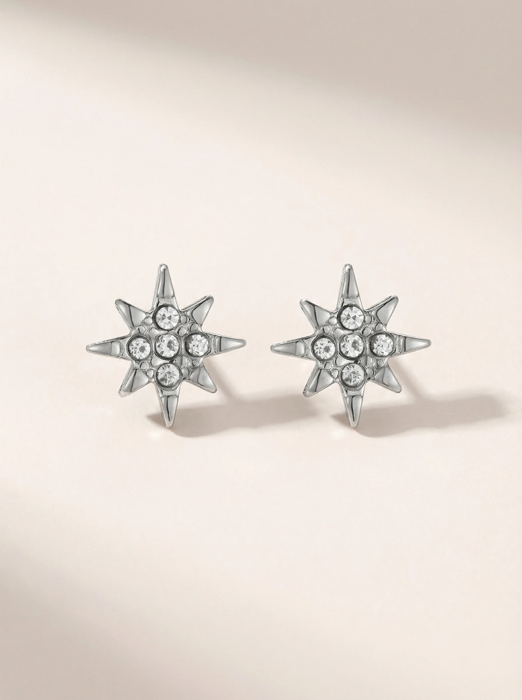 Cross Star Diamonds Edelstahl Ohrstecker - Produktbild 9