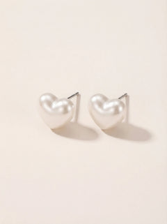 Resin Heart Max Edelstahl Ohrstecker