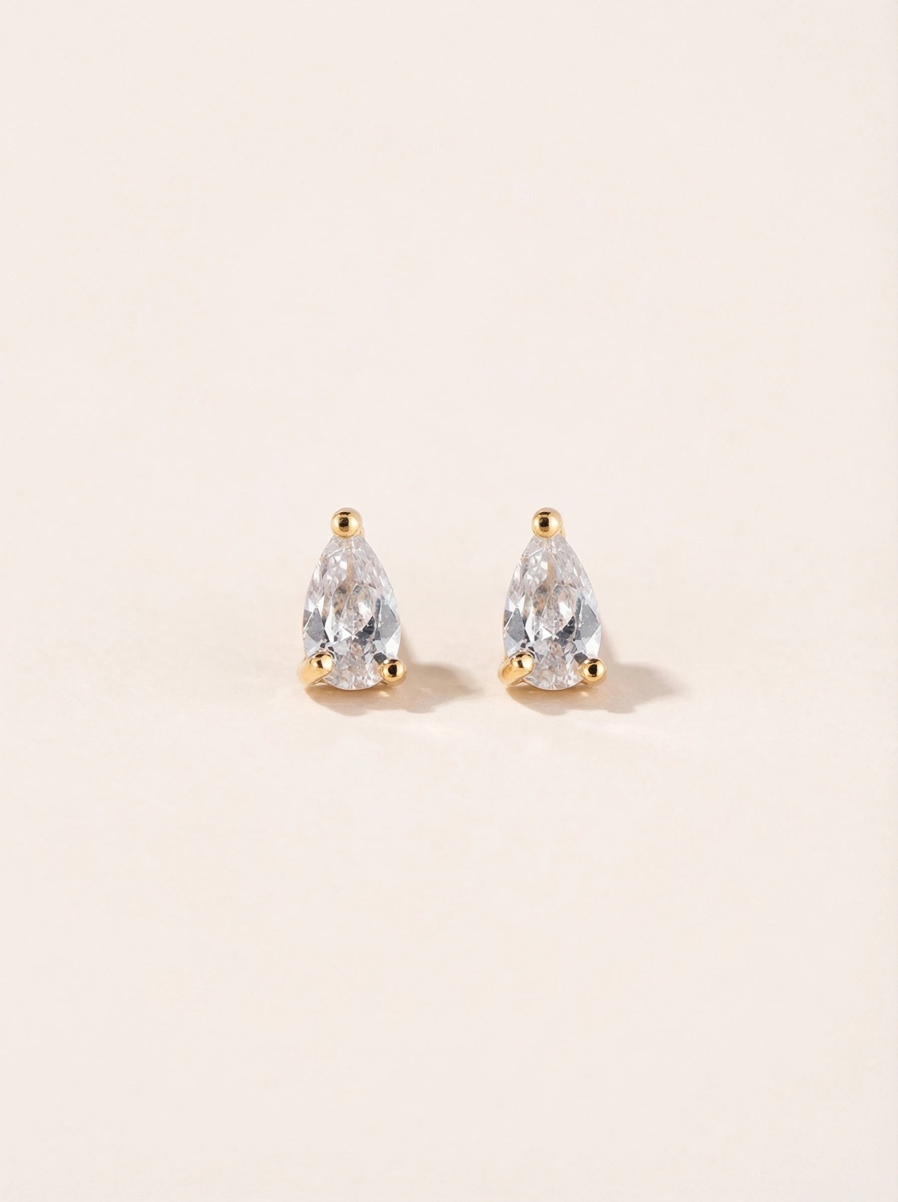 Simple Mini Diamond Drop Edelstahl Ohrringe - Produktbild 8