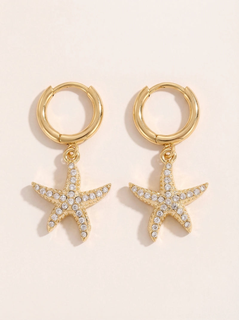 Seestar Diamond Edelstahl Ohrringe