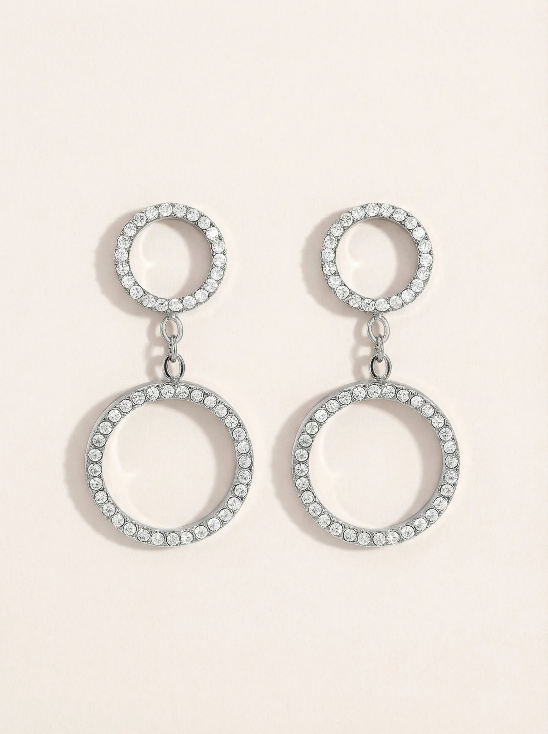 Two Diamond Cycle Edelstahl Ohrringe - Produktbild 6