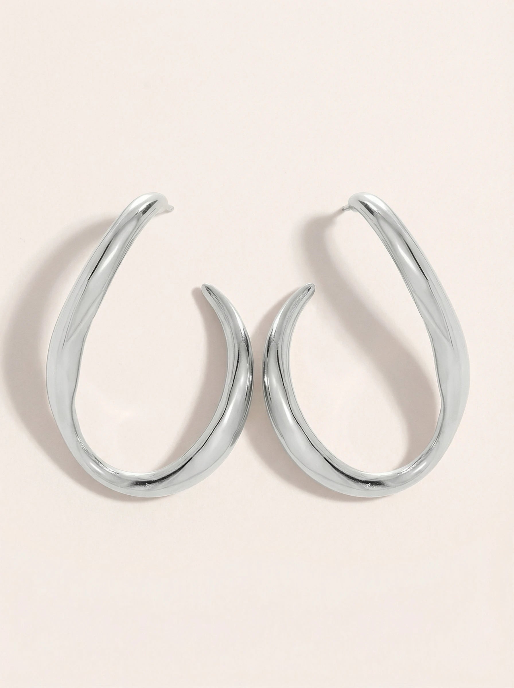 Egg Hoop Edelstahl Ohrringe - Produktbild 8