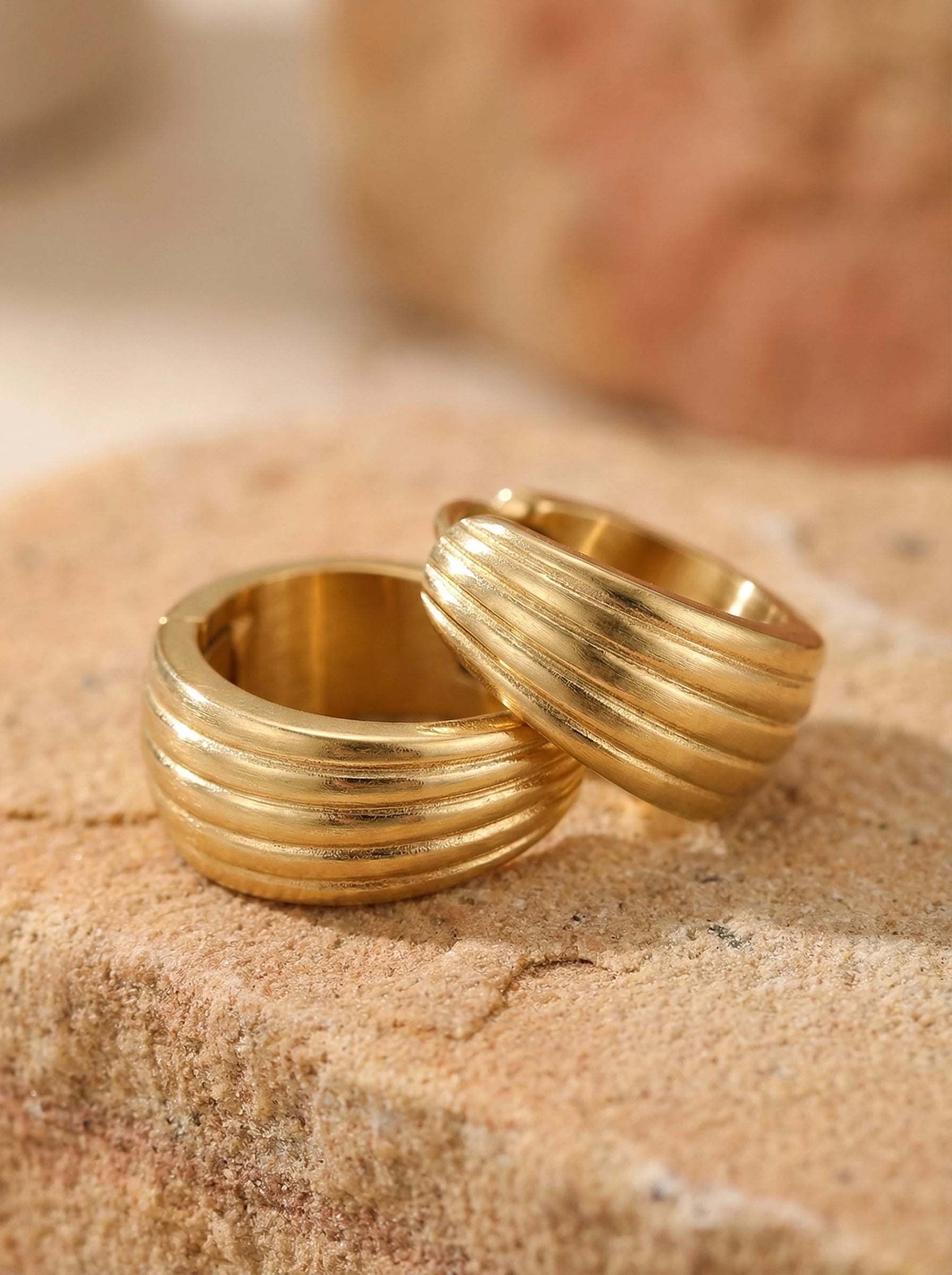 Nice Line Hoop Edelstahl Ohrringe - Produktbild 2