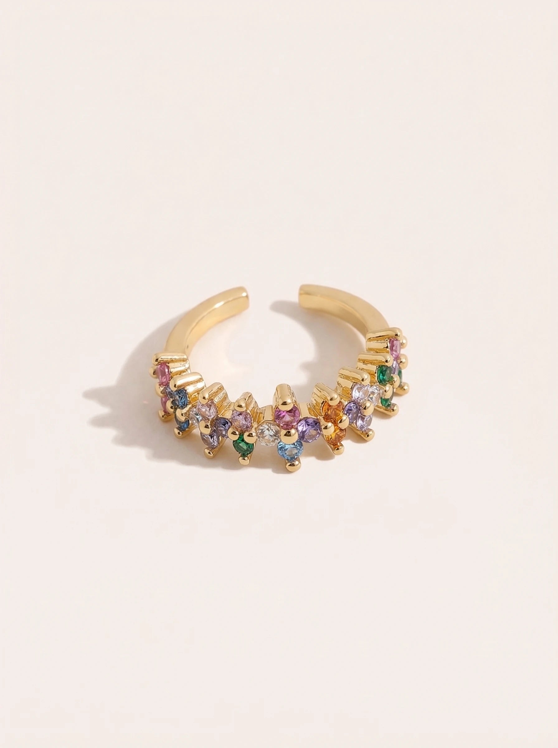 Mini Diamonds Vergoldete Ear-Cuffs