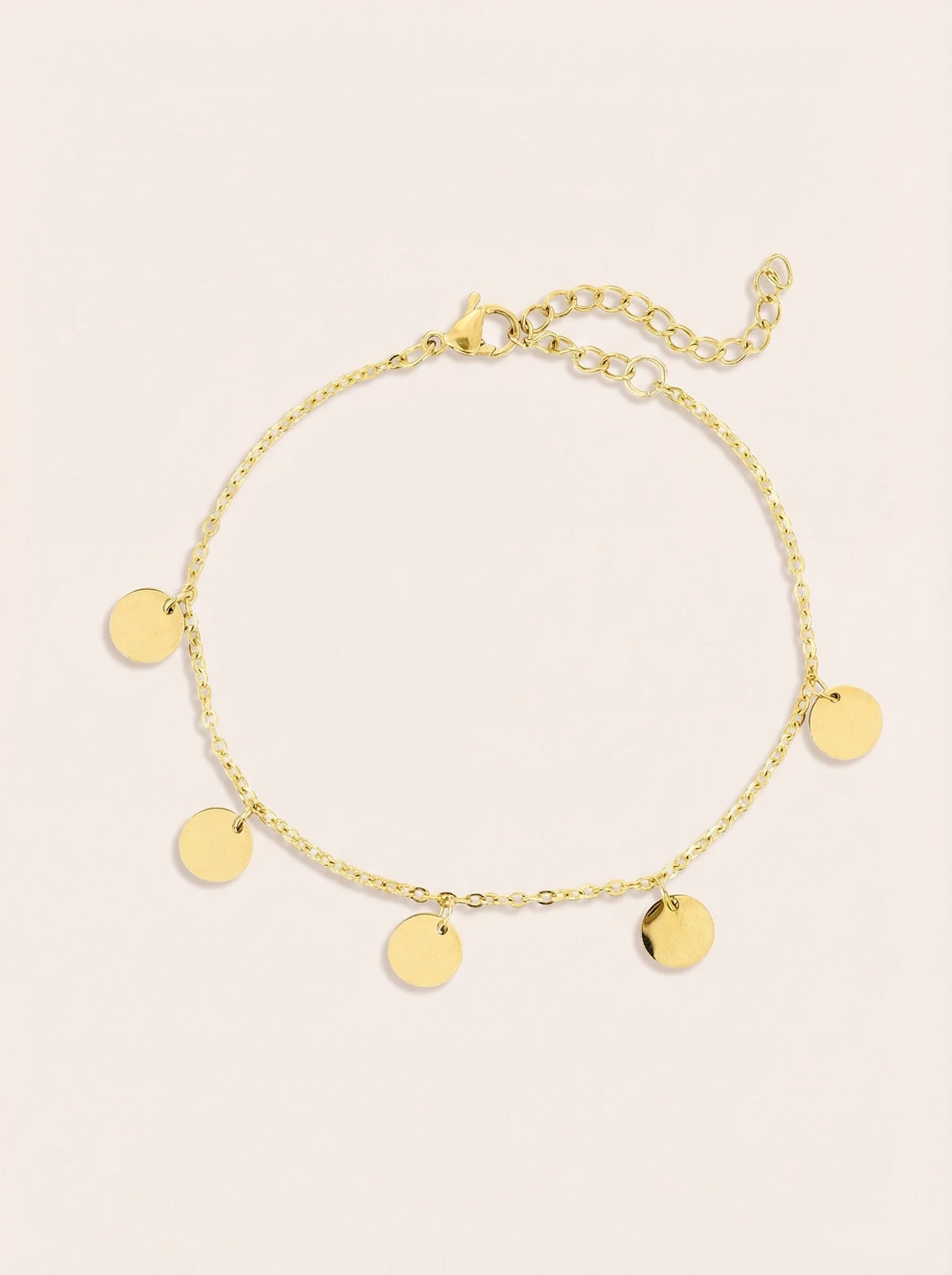 Plättchen Edelstahl-Armband
