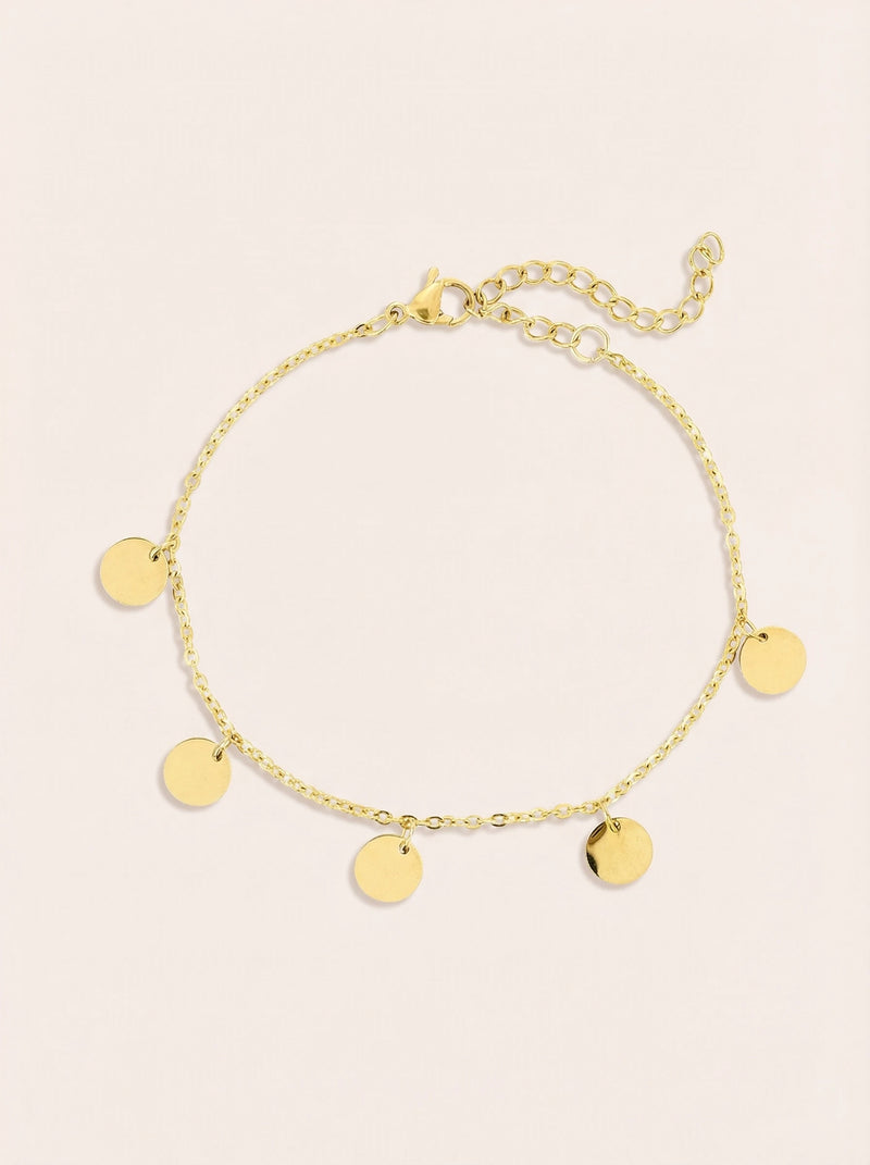 Plättchen Edelstahl-Armband