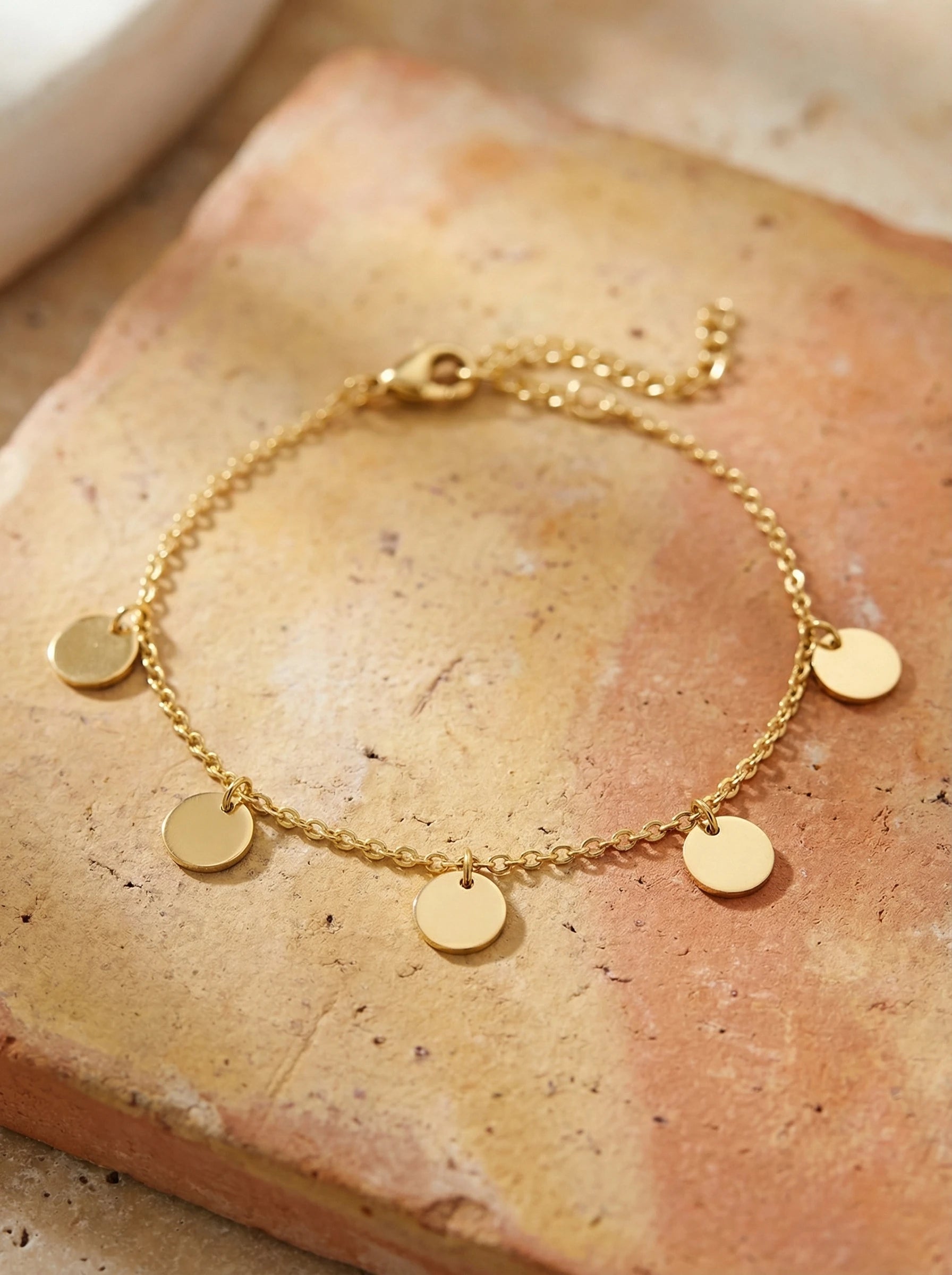 Plättchen Edelstahl-Armband - Produktbild 2