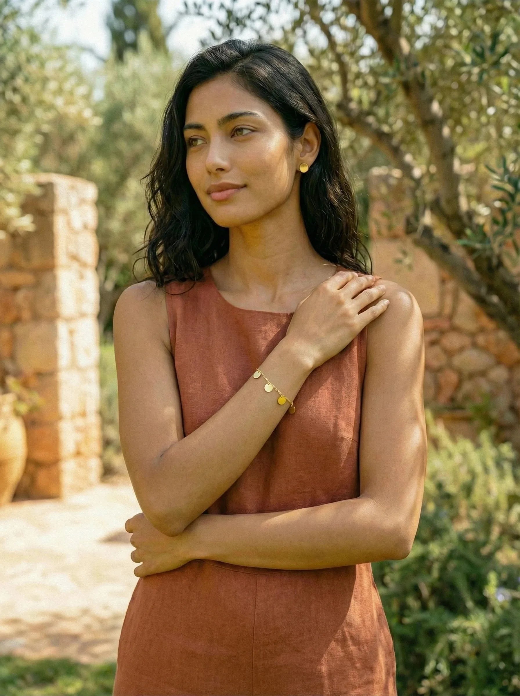 Plättchen Edelstahl-Armband - Produktbild 6