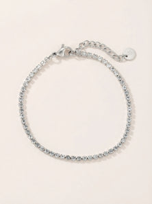 Fine Tennis Edelstahl Armband - Produktbild 9