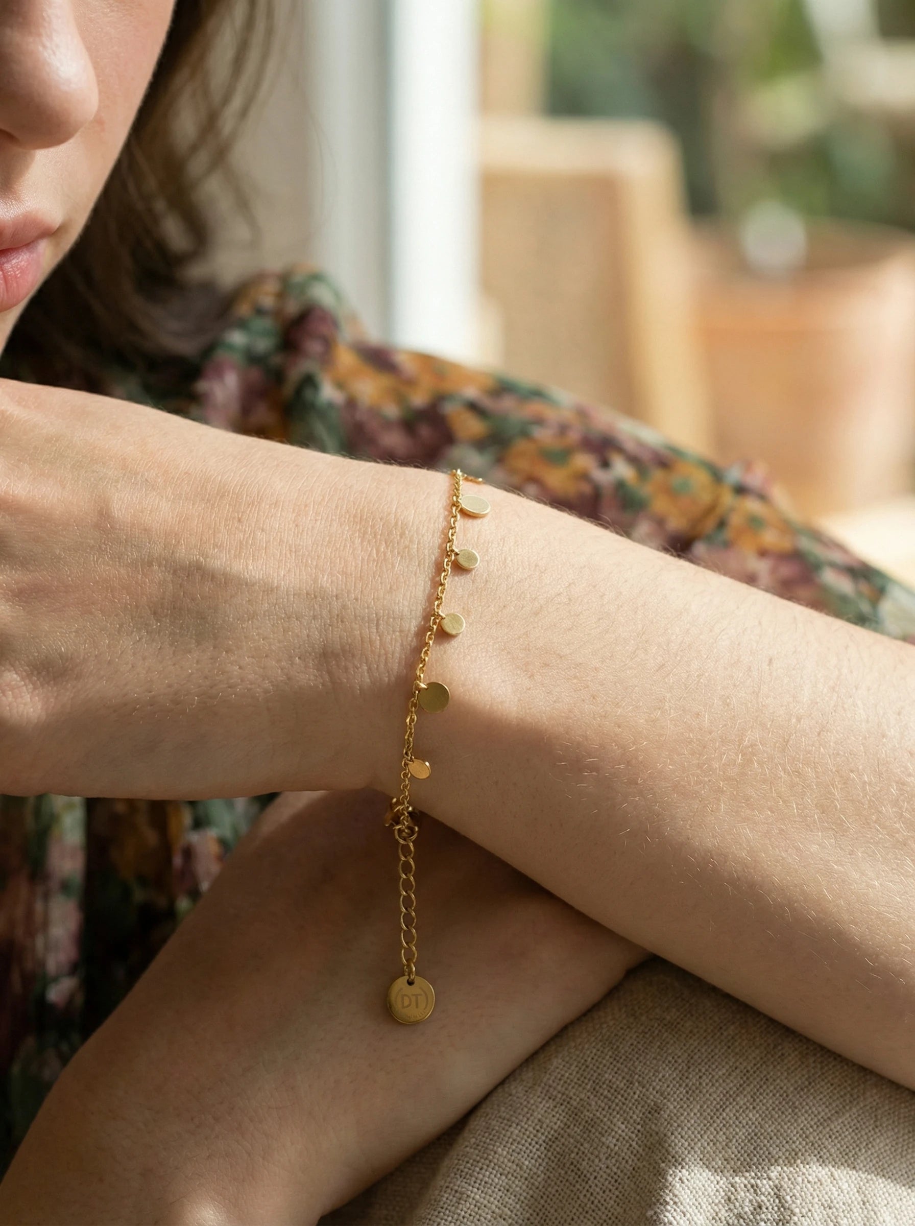 Simple Dot Edelstahl Armband - Produktbild 3