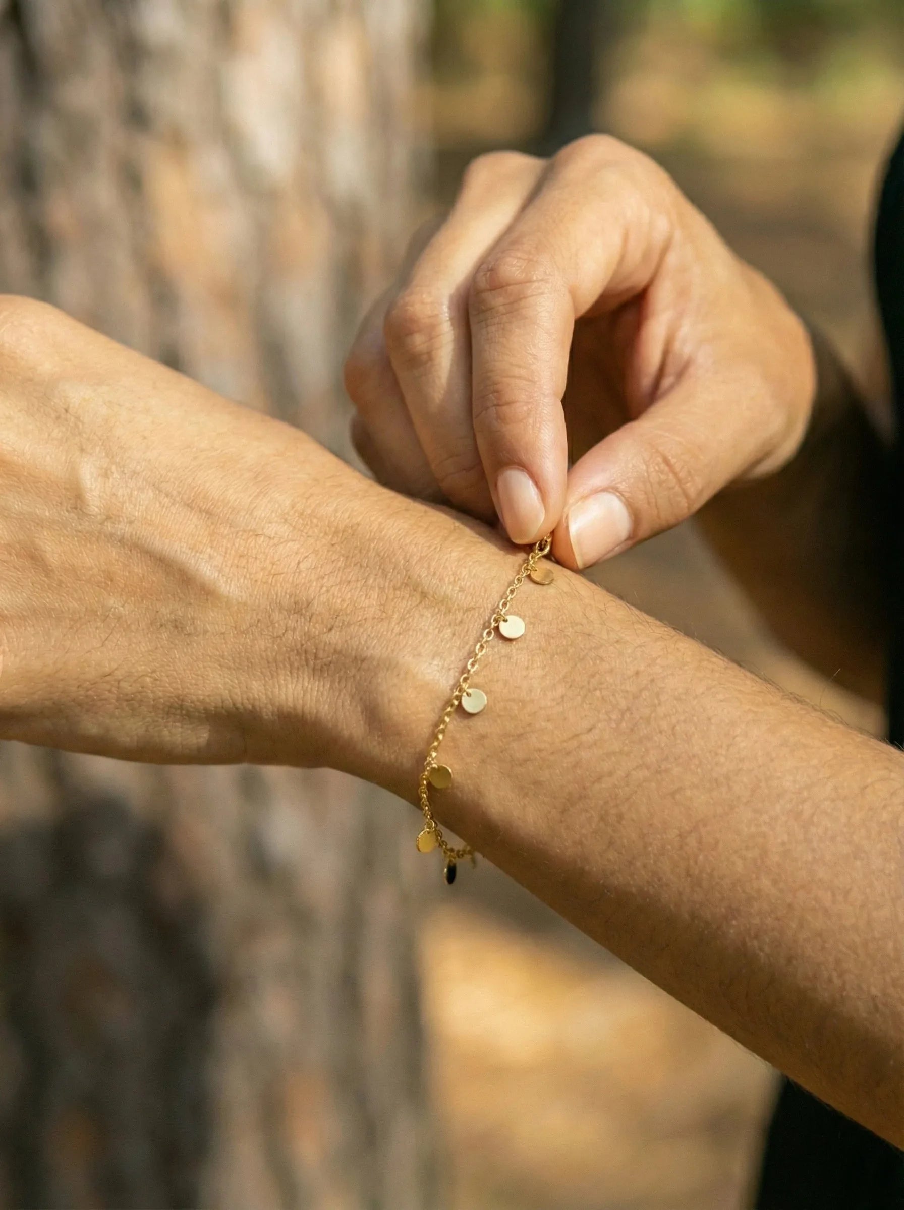 Simple Dot Edelstahl Armband - Produktbild 5