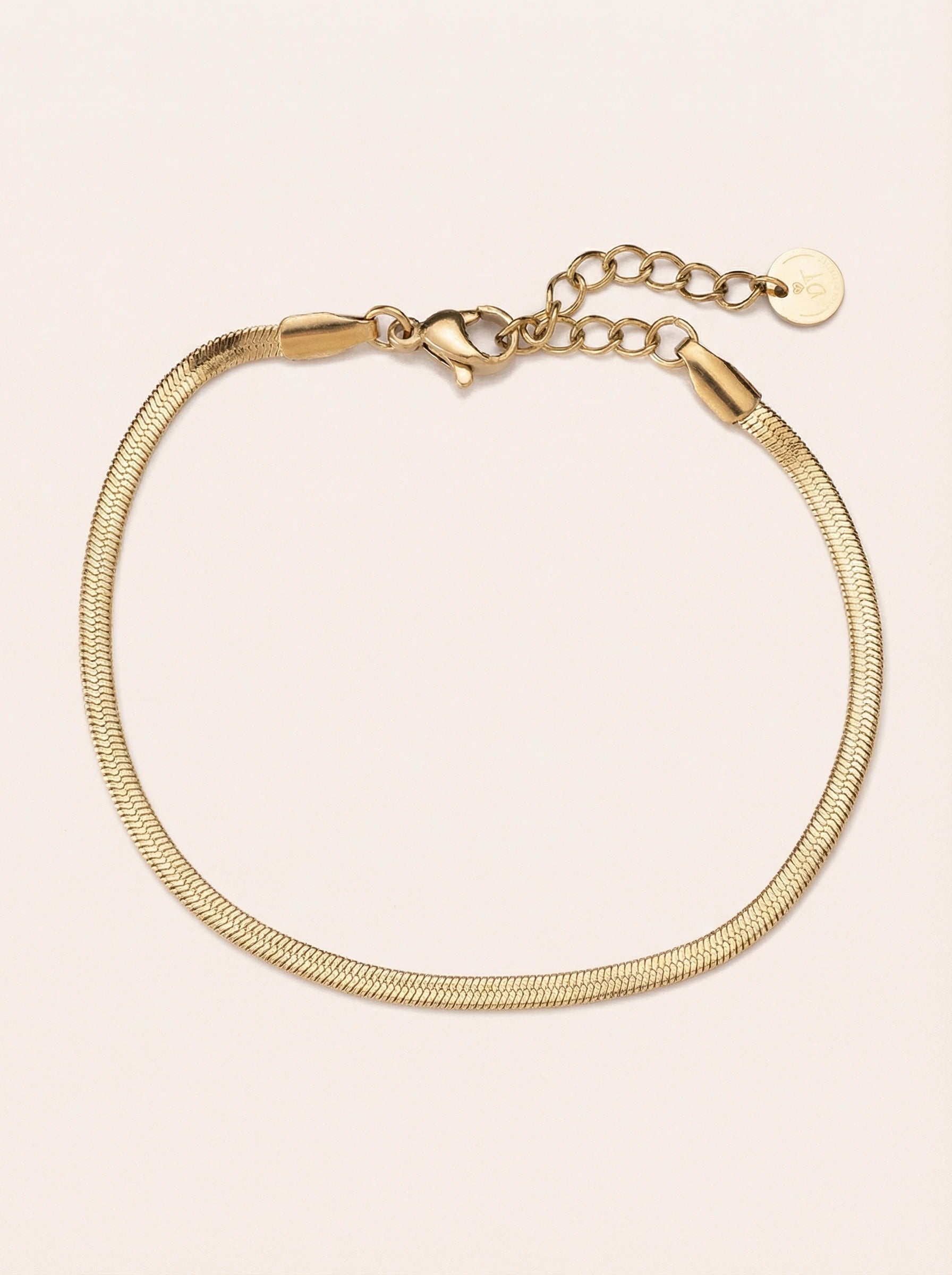 Fine Snake Skin Edelstahl Armband